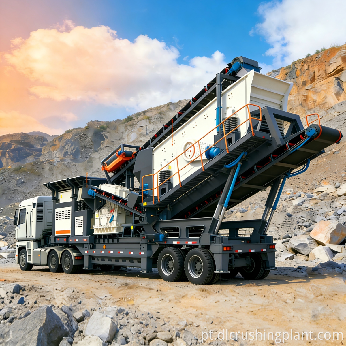 Mobile Stone Crusher Screen Plant
